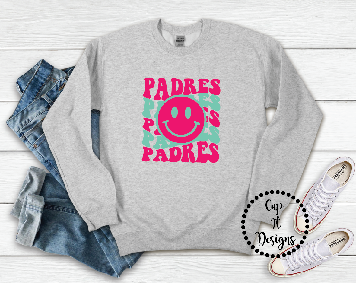 Padres Smiley Crewneck