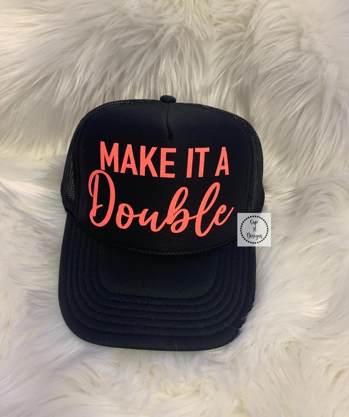 Make It A Double Trucker Hat