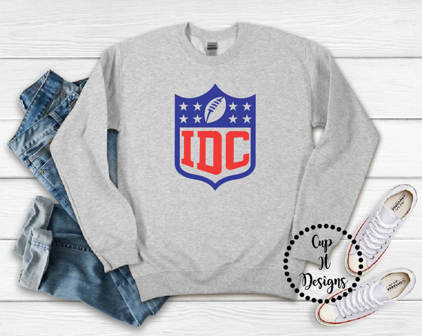 IDC NFL crewneck – Coolmommerch