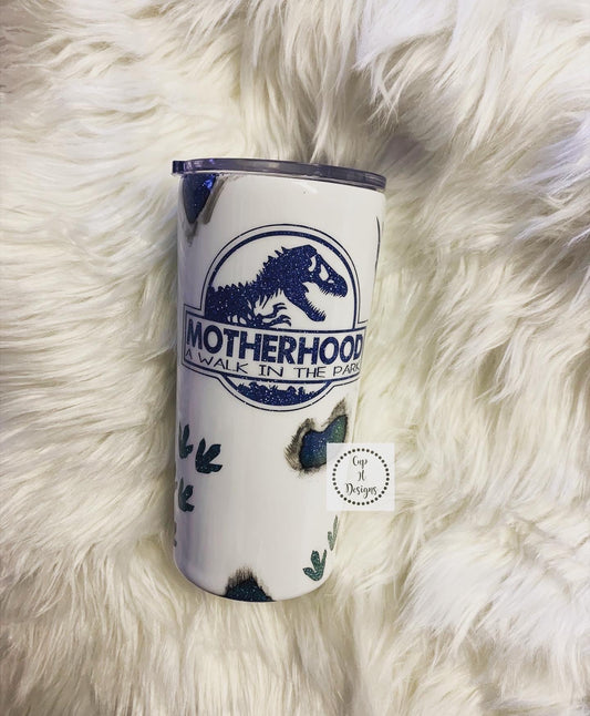 Motherhood A Walk In The Park Epoxy Tumbler