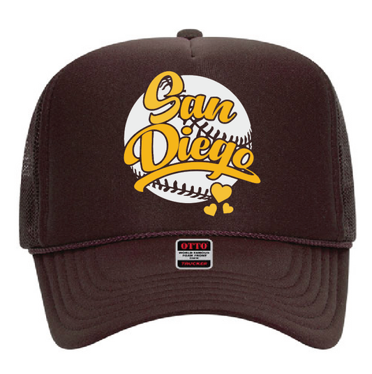 San Diego Baseball Trucker Hat